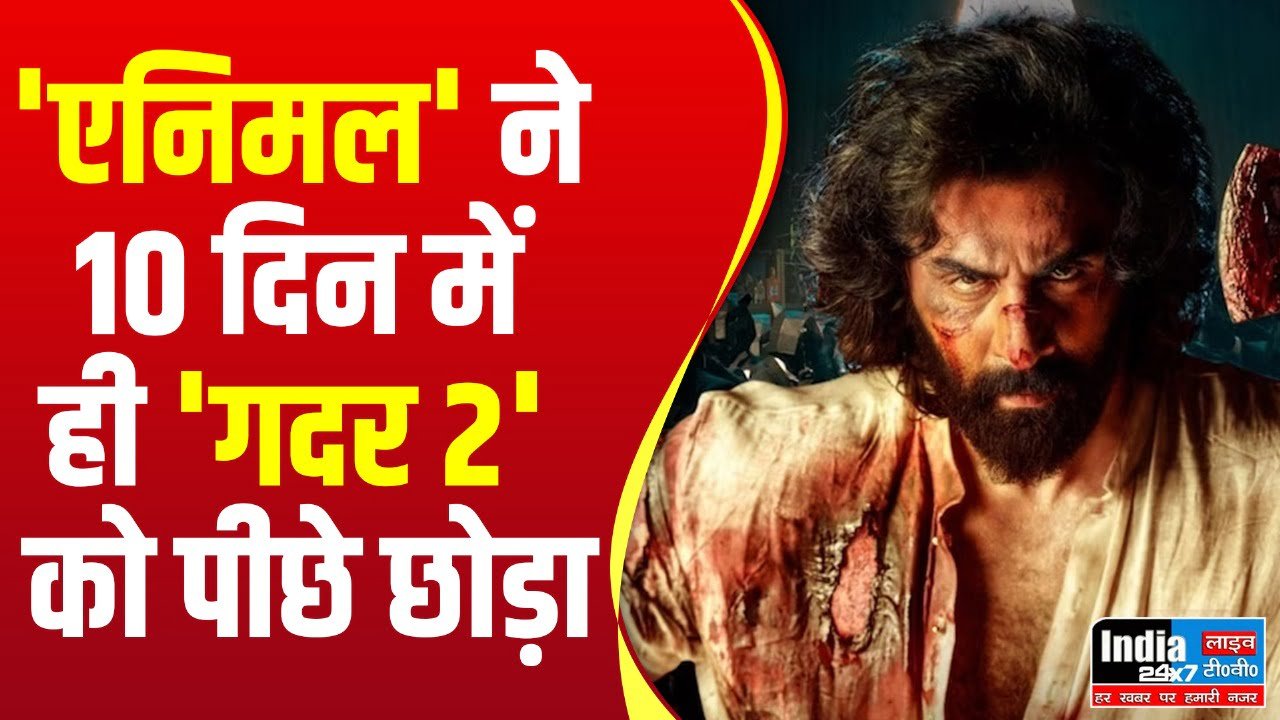 ANIMAL: 'एनिमल' ने 10 दिन में ही 'गदर 2' को छोड़ा पीछे, रणबीर की फिल्म पहुंची 700 करोड़ पार