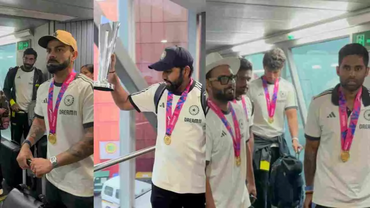 Team India Returns Delhi: T20 विश्व कप जीतकर दिल्ली पहुंची टीम इंडिया, एयरपोर्ट पर जोरदार स्वागत, PM मोदी से मिलेंगे खिलाड़ी, मुंबई में विक्ट्री परेड की तैयारी